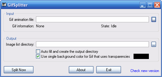GifSplitter Screenshot